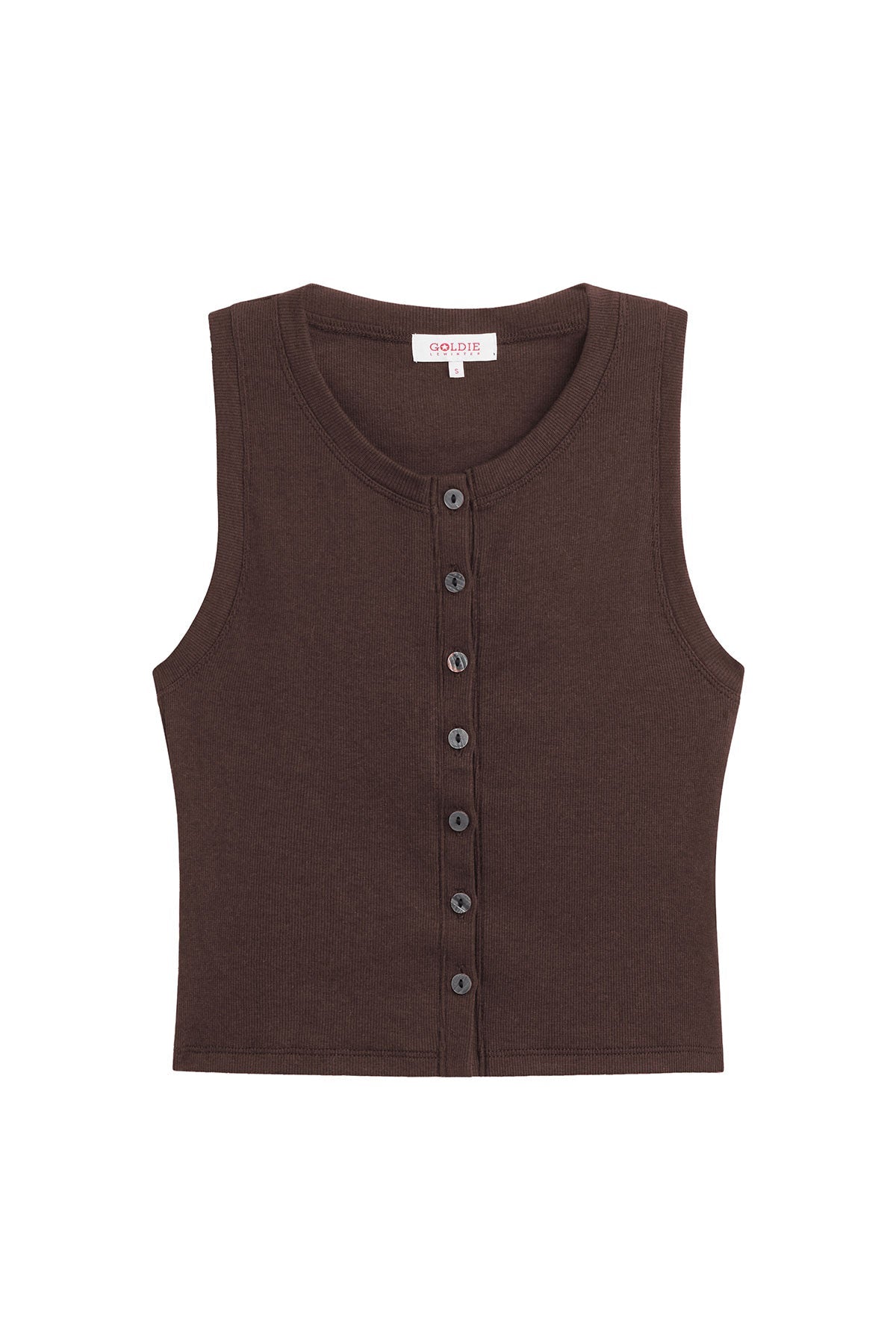 Riley Vest - Goldie LeWinter #color_coffee - limited edition
