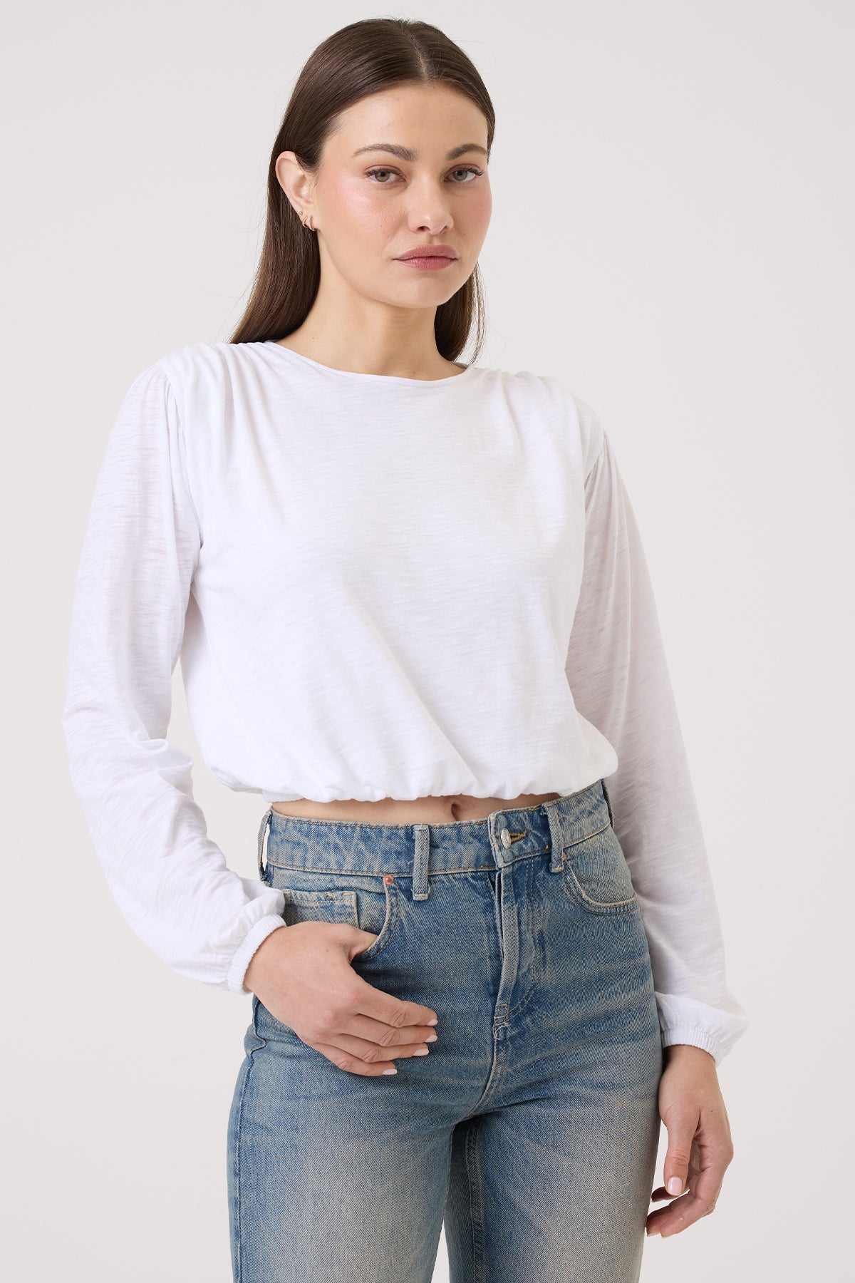 Sadie Blouse - Goldie LeWinter #color_white