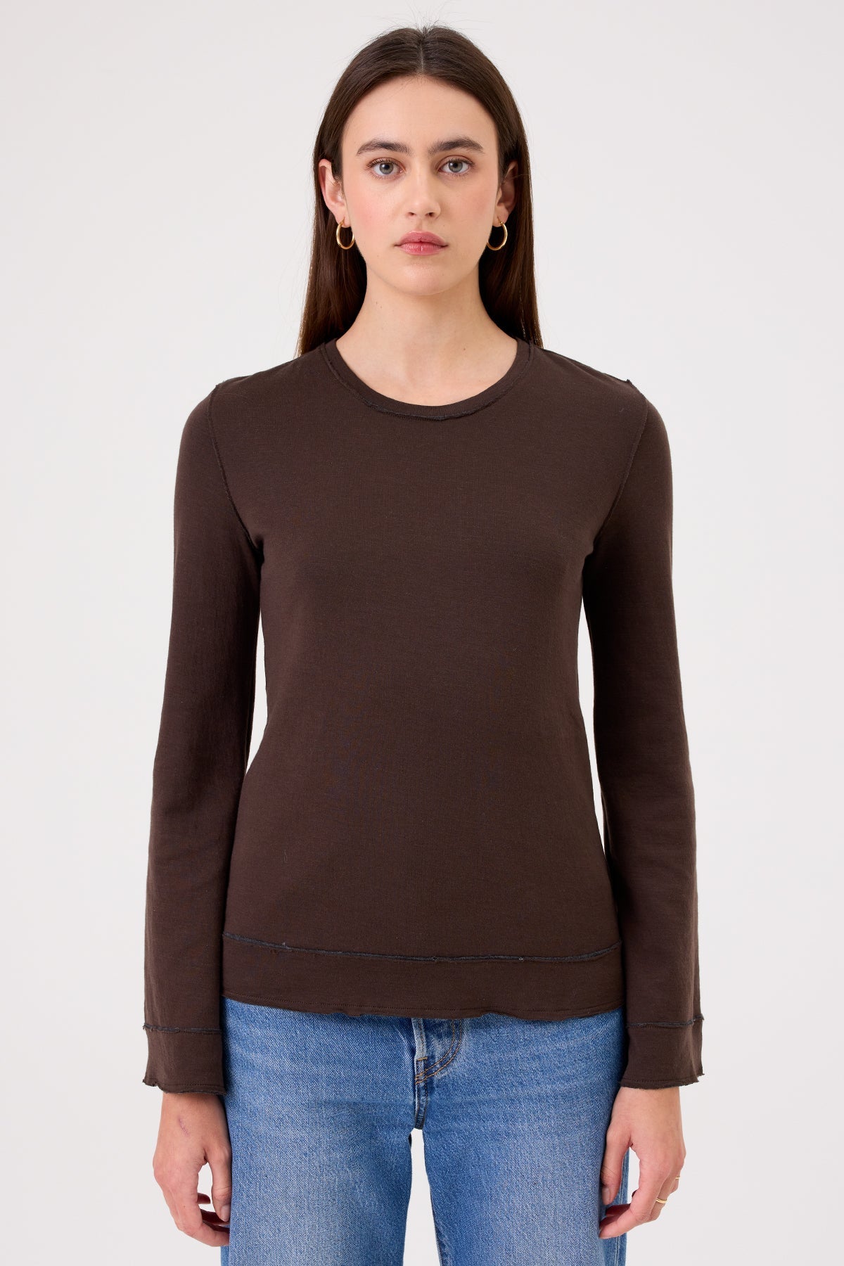 Serena Bell Pullover - Goldie LeWinter #color_coffee - limited edition