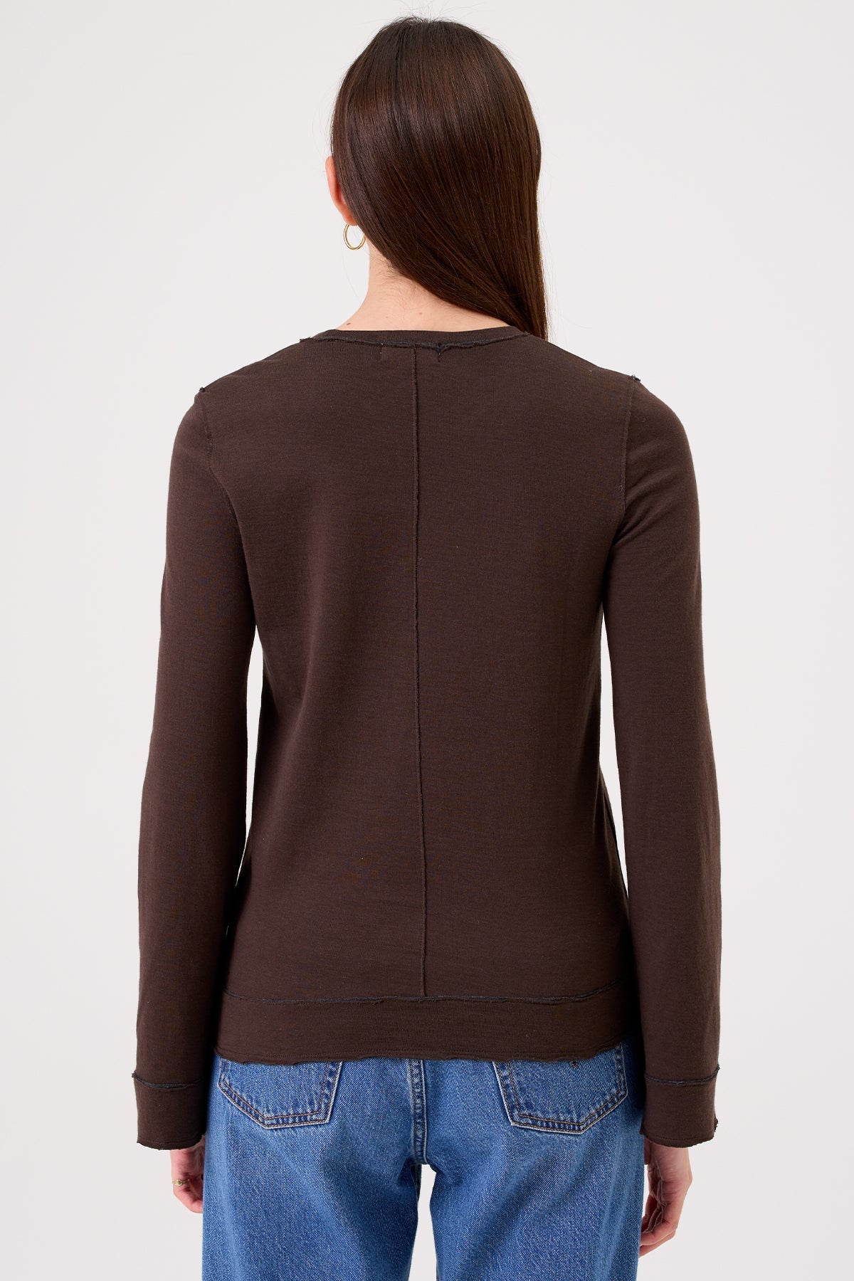 Serena Bell Pullover - Goldie LeWinter #color_coffee - limited edition