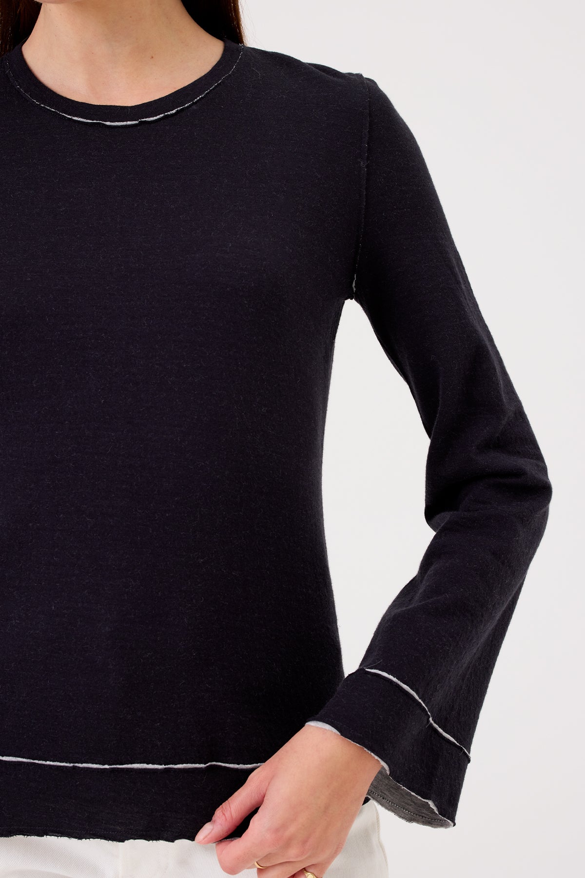 Serena Bell Pullover - Goldie LeWinter #color_black