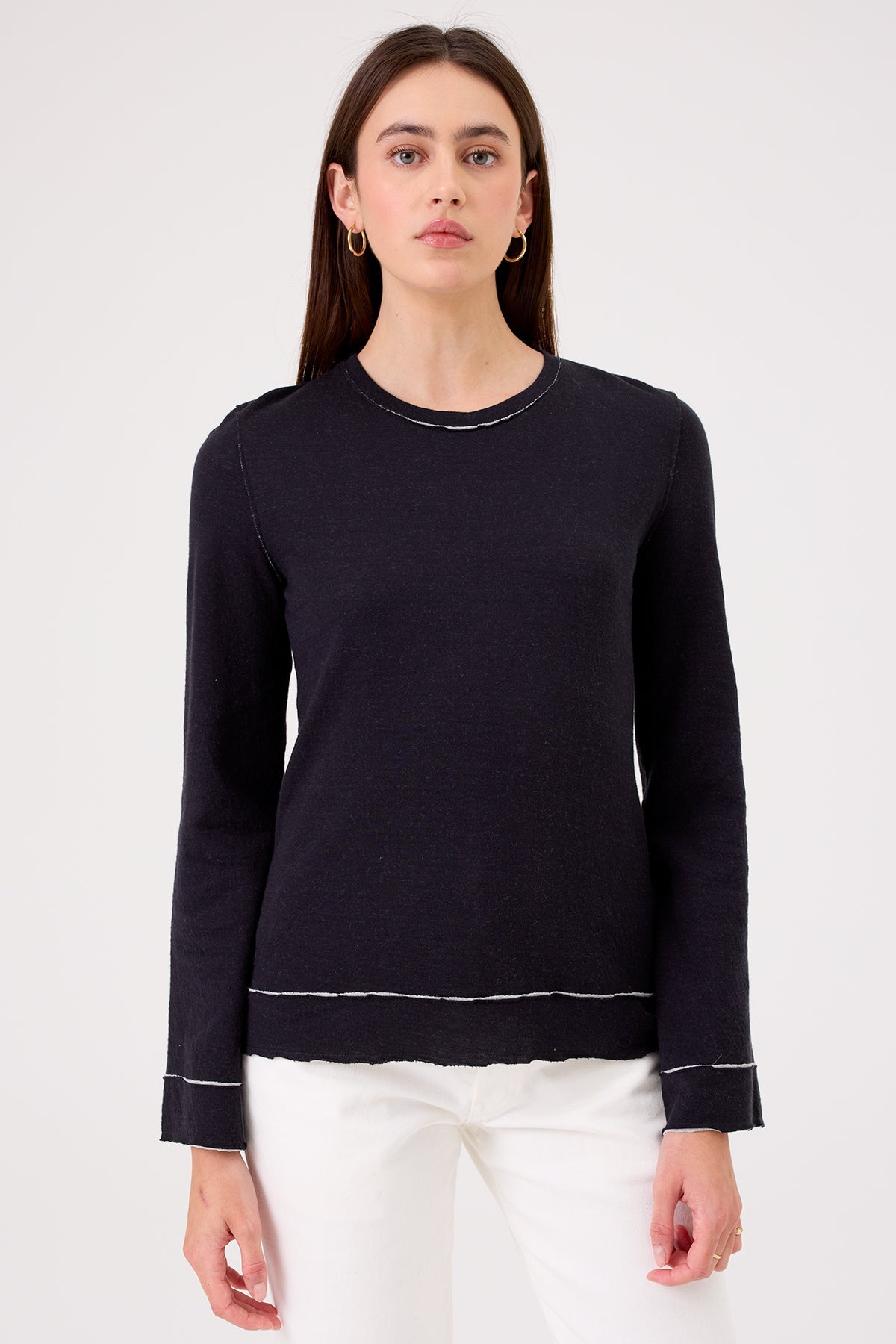 Serena Bell Pullover - Goldie LeWinter #color_black