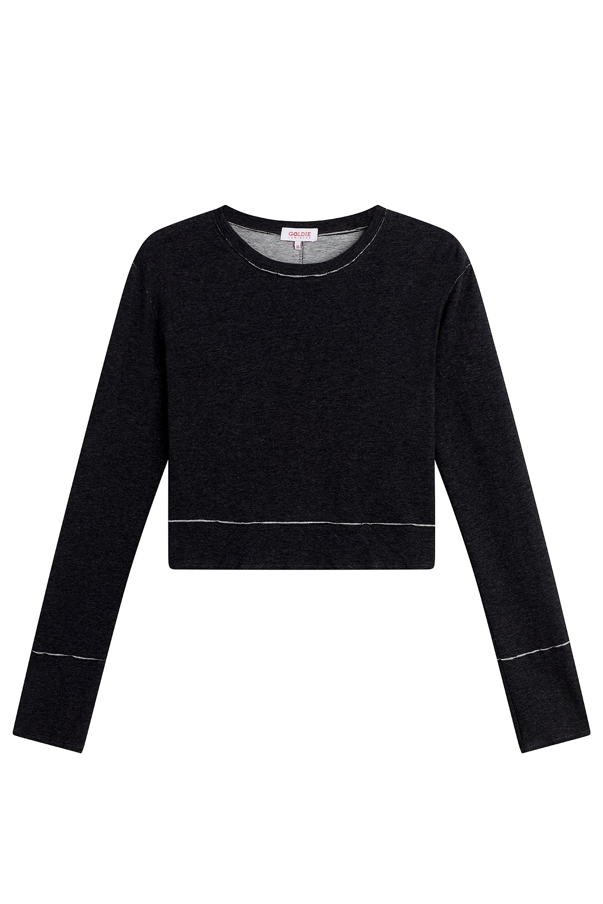 Serena Crop Pullover - Goldie LeWinter #color_black