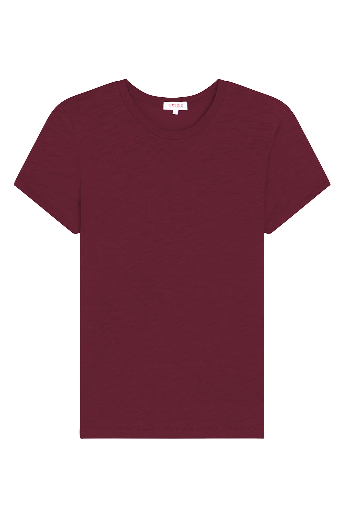 Signature Slub Boy Tee - Goldie LeWinter #color_bordeaux - limited edition