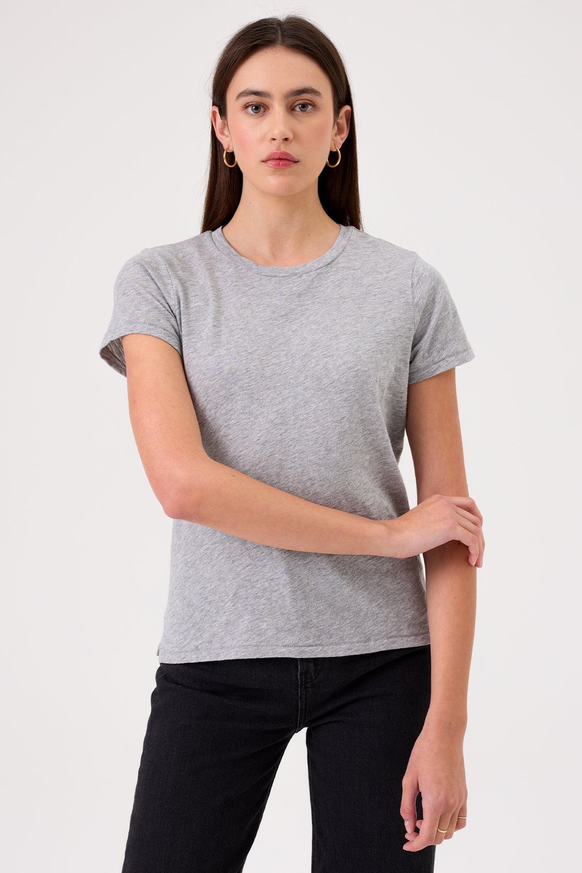 Signature Slub Boy Tee - Goldie LeWinter #color_gray heather