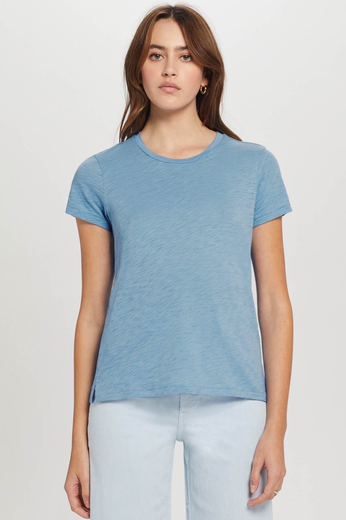 Signature Slub Boy Tee - Goldie LeWinter #color_faded denim - limited edition