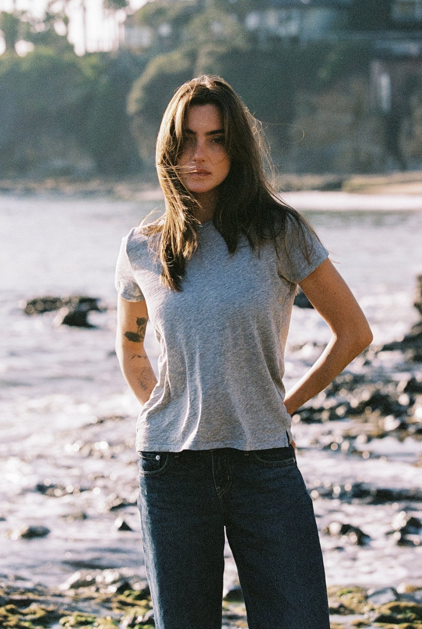 Signature Slub Boy Tee - Goldie LeWinter #color_gray heather