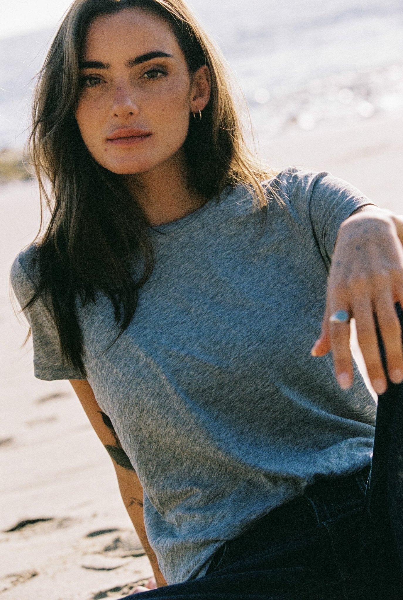 Signature Slub Boy Tee - Goldie LeWinter #color_gray heather