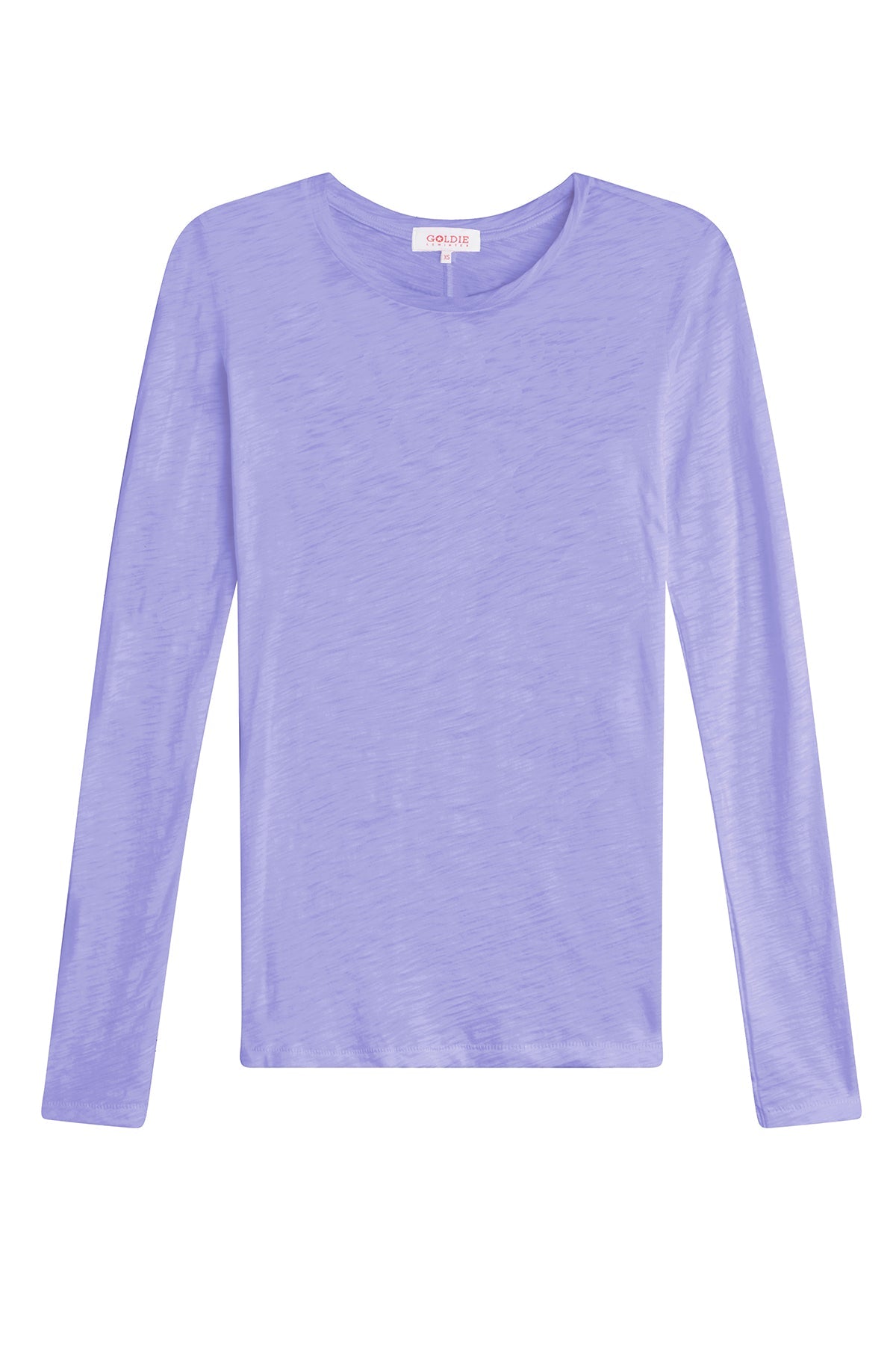 Signature Slub Long Sleeve Tee - Goldie LeWinter #color_lavendar - limited edition