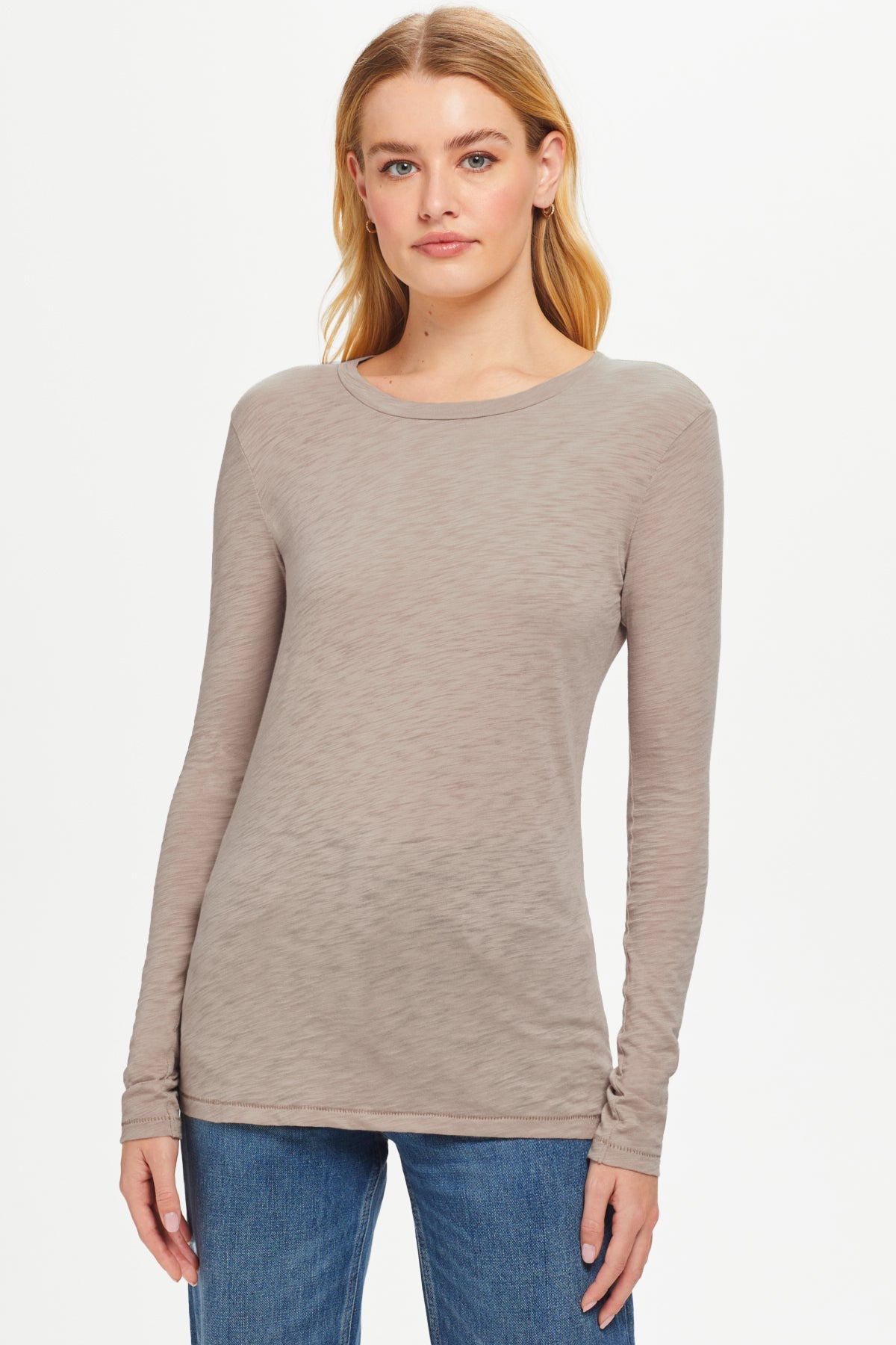 Signature Slub Long Sleeve Tee - Goldie LeWinter #color_string