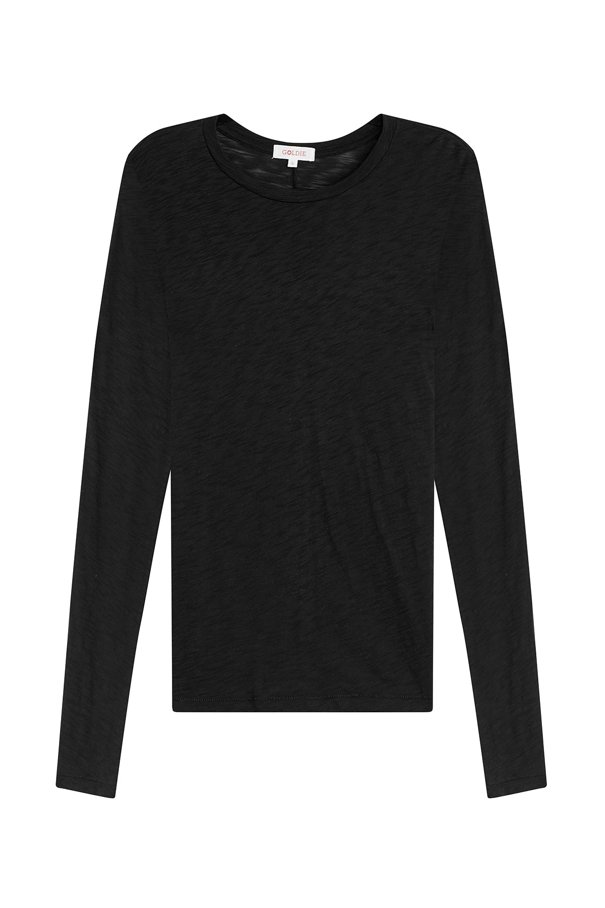 Signature Slub Long Sleeve Tee - Goldie LeWinter #color_black