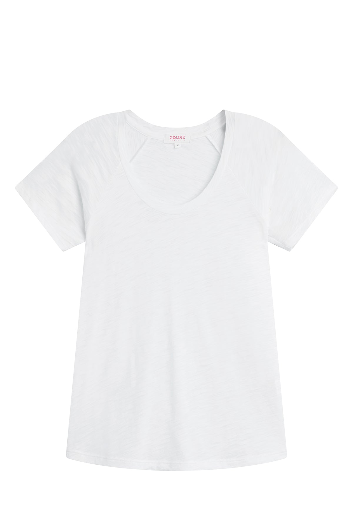 Signature Slub Raglan Tee - Goldie LeWinter #color_white