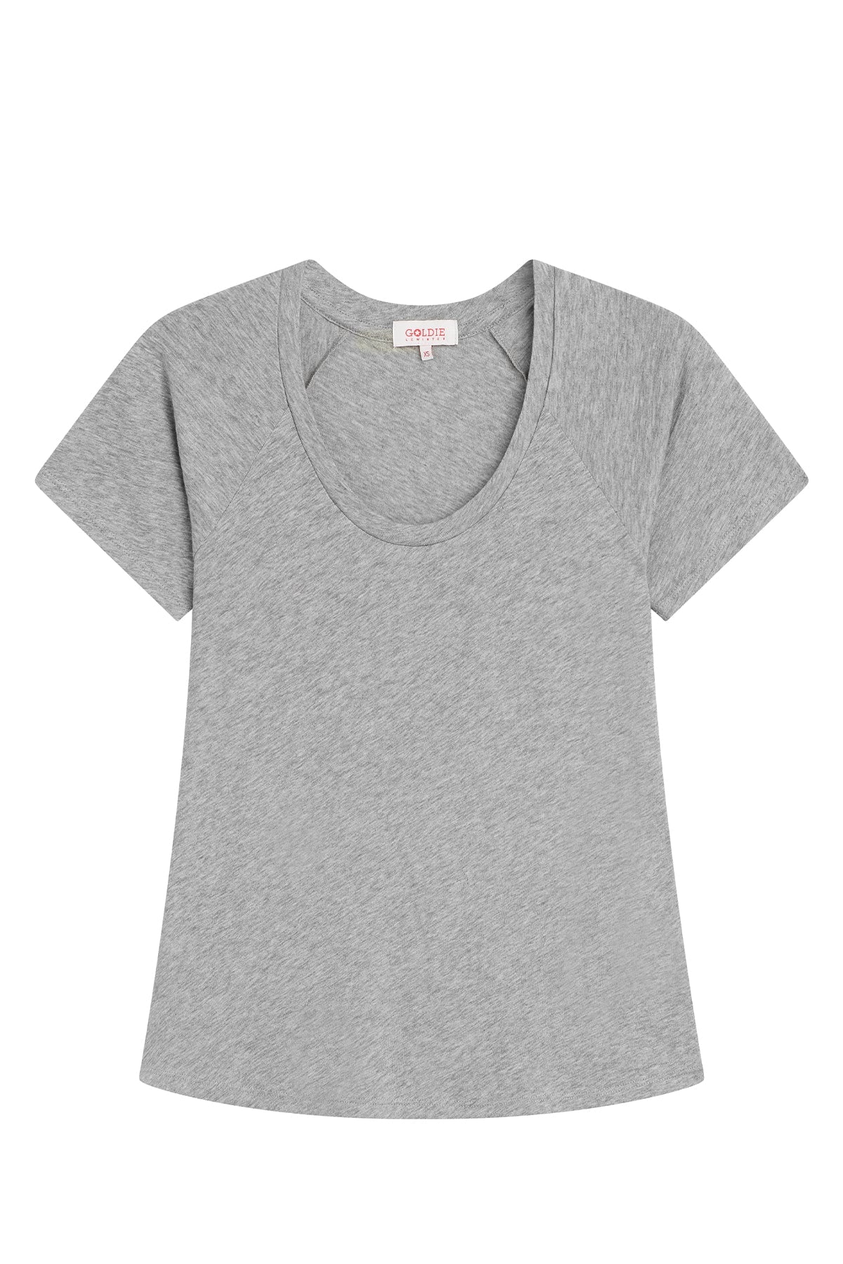 Signature Slub Raglan Tee - Goldie LeWinter #color_gray heather