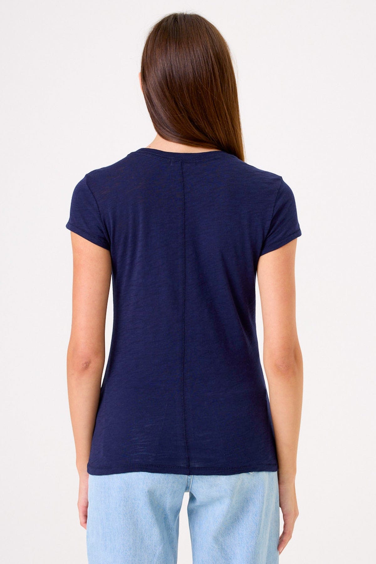 Signature Slub Tee - Goldie LeWinter #color_navy