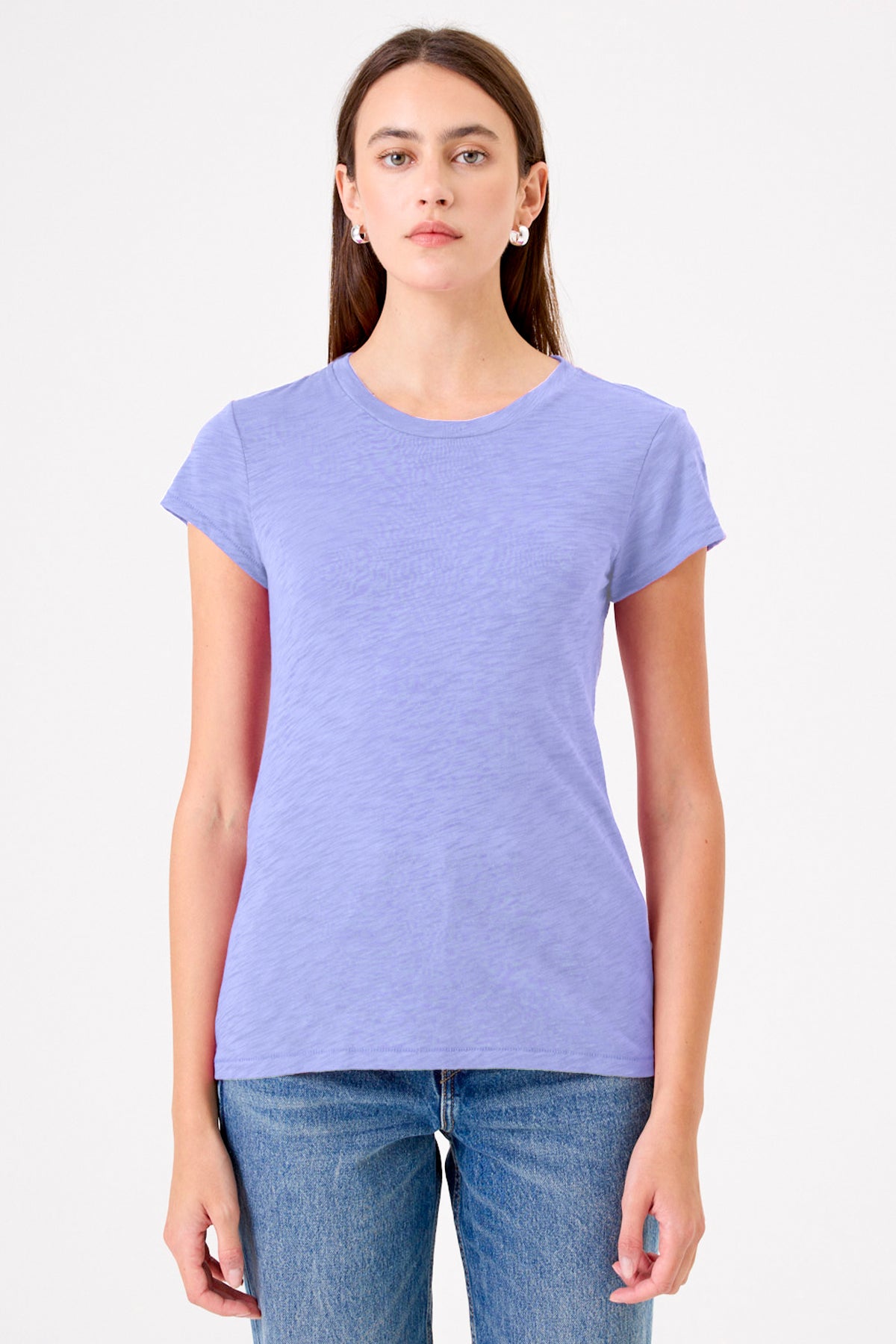 Signature Slub Tee - Goldie LeWinter #color_lavendar - limited edition