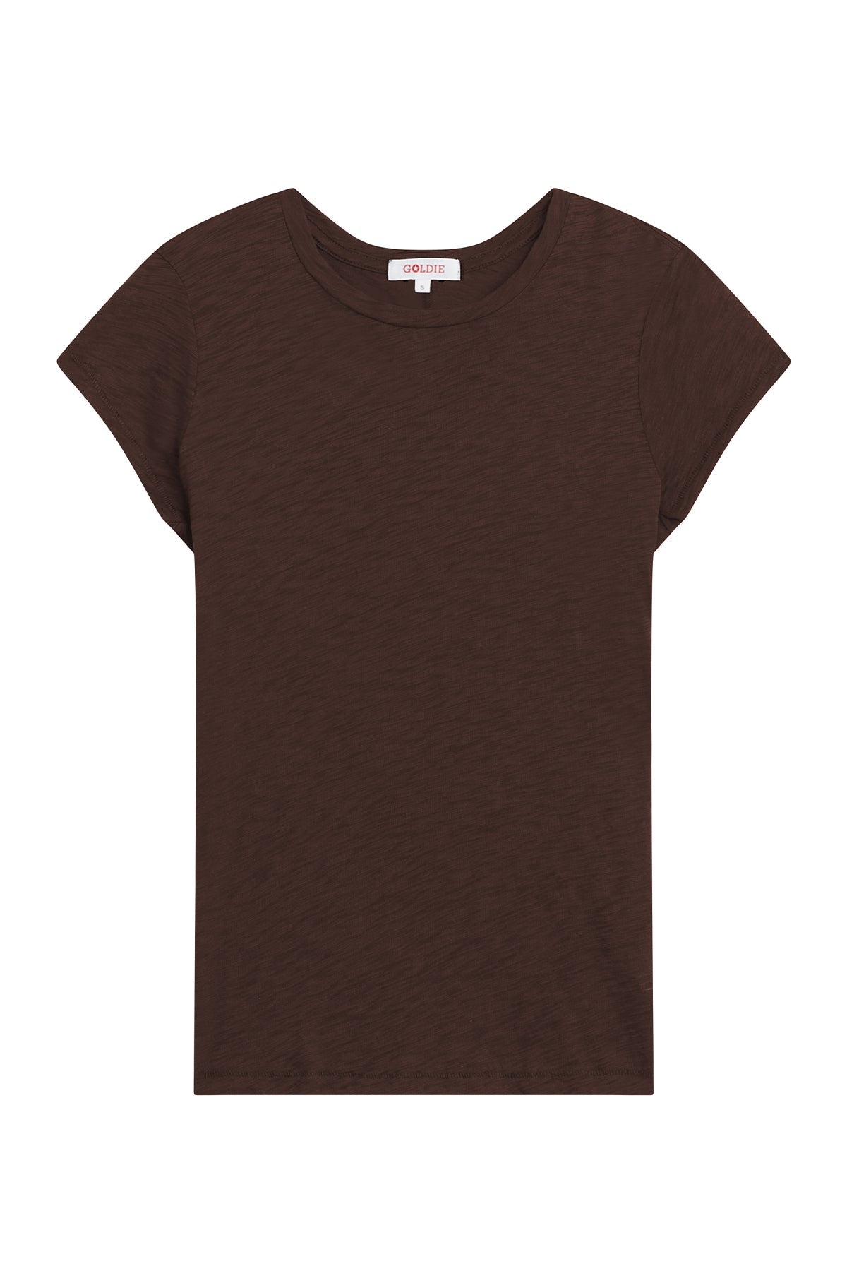 Signature Slub Tee - Goldie LeWinter #color_coffee - limited edition