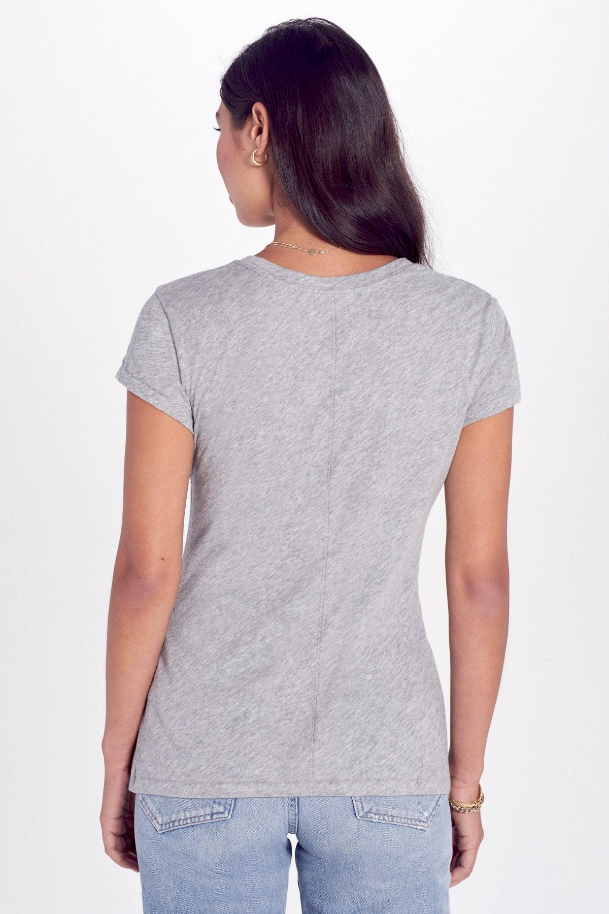 Signature Slub Tee - Goldie LeWinter #color_gray heather