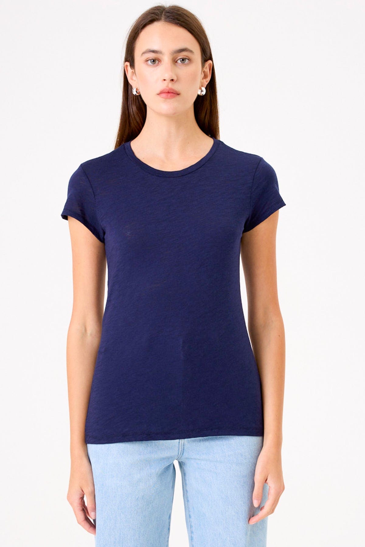 Signature Slub Tee - Goldie LeWinter #color_navy