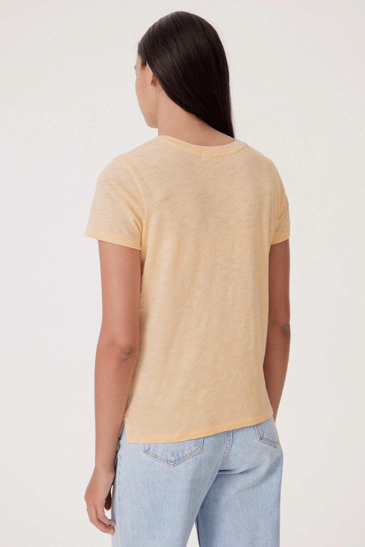 Signature Slub V Neck Boy Tee - Goldie LeWinter