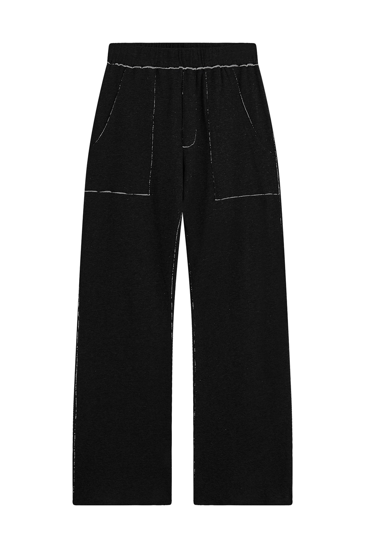 Stella Studio Pant - Goldie LeWinter #color_black / gray heather