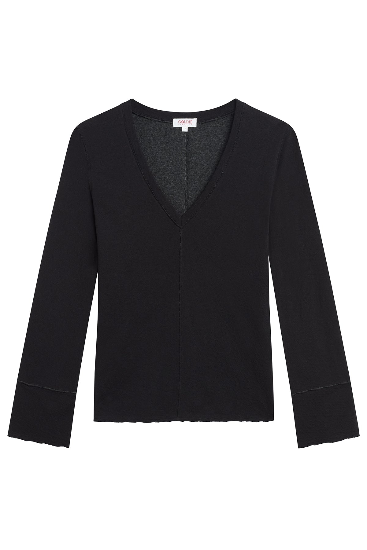 Stella V Neck Pullover - Goldie LeWinter #color_black
