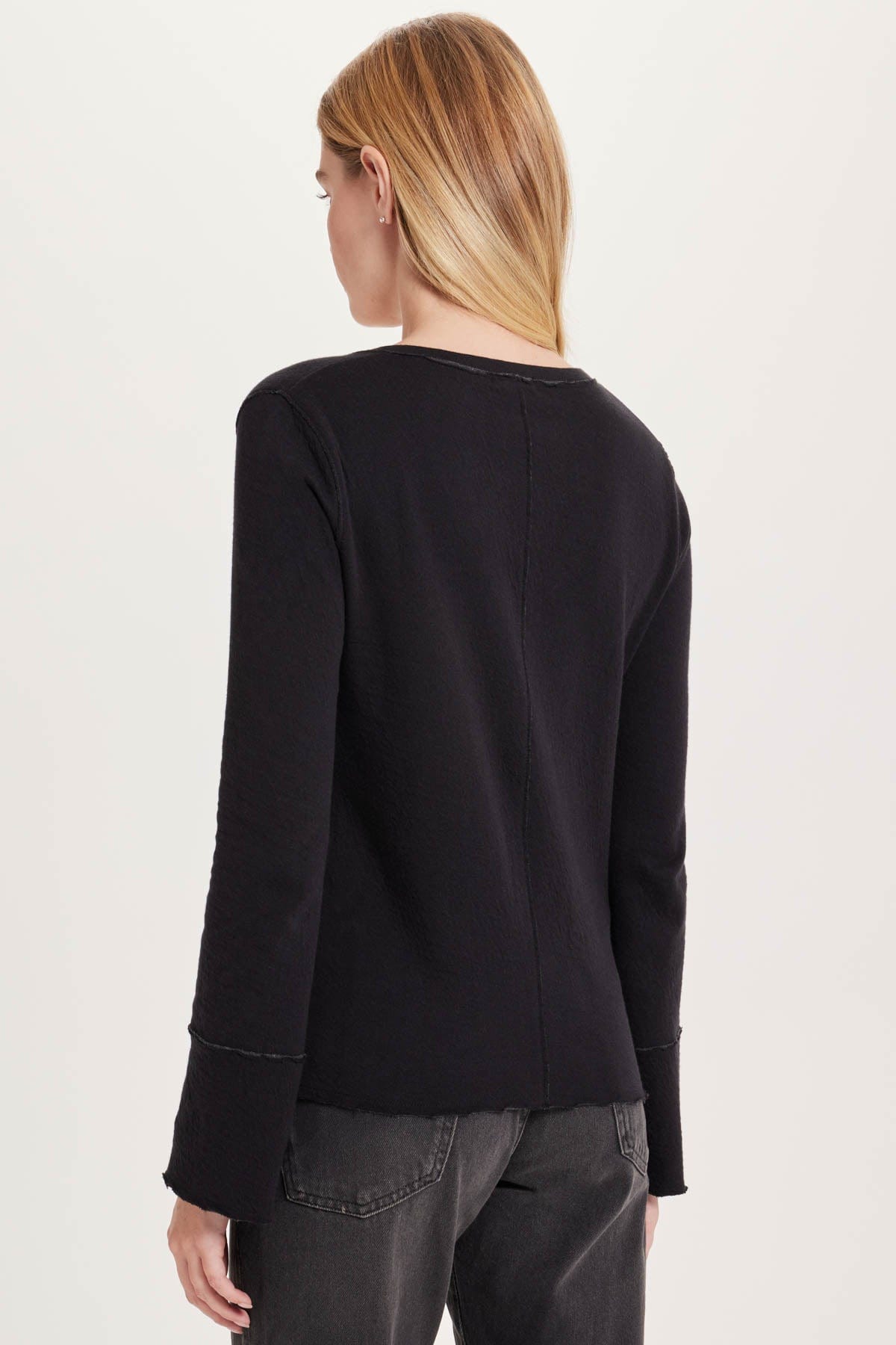 Stella V Neck Pullover - Goldie LeWinter #color_black