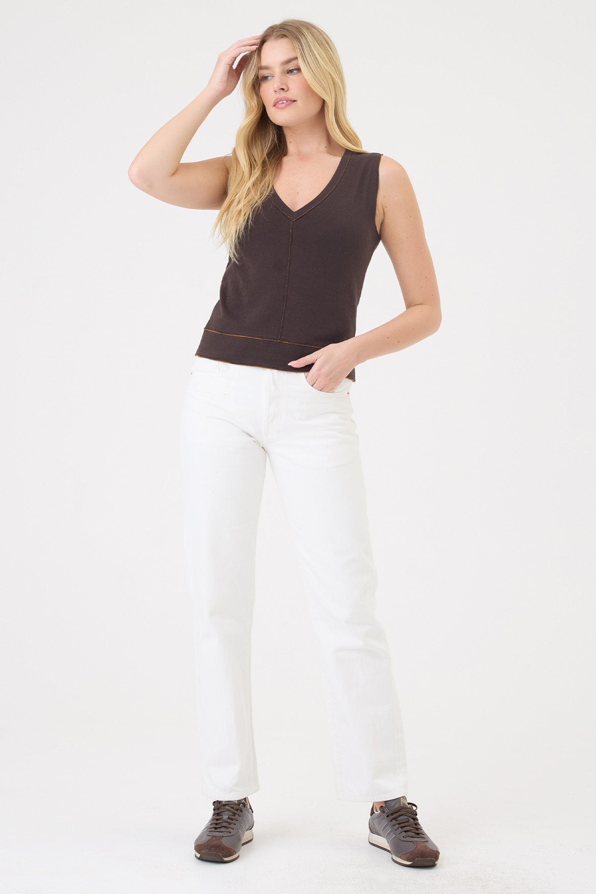 Stella Vest - Goldie LeWinter #color_coffee / bronze