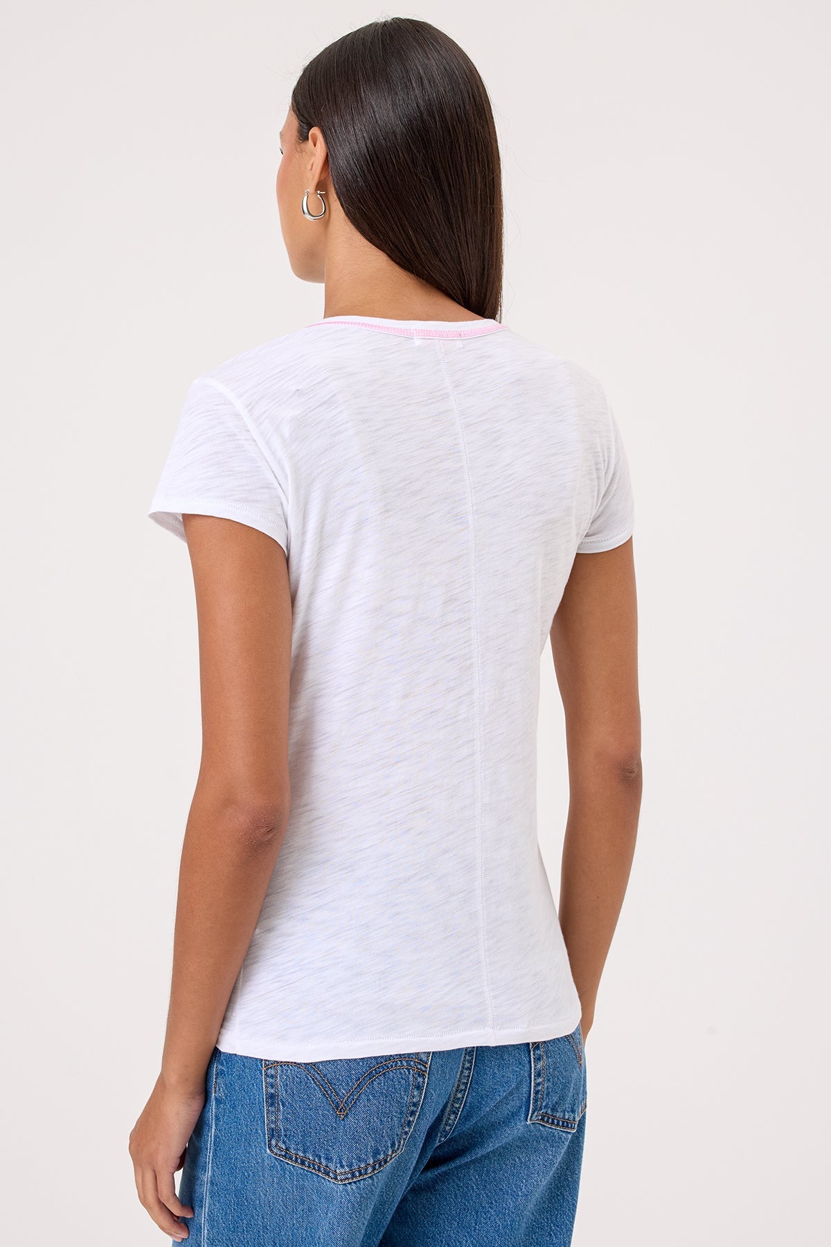 Stitch Tipped Ringer Tee