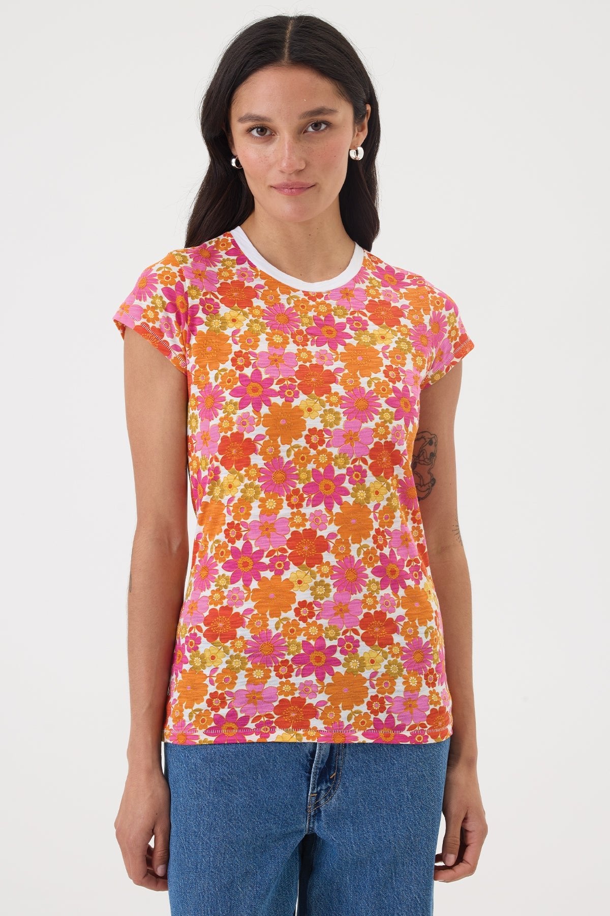 Summer Crush Ringer Tee