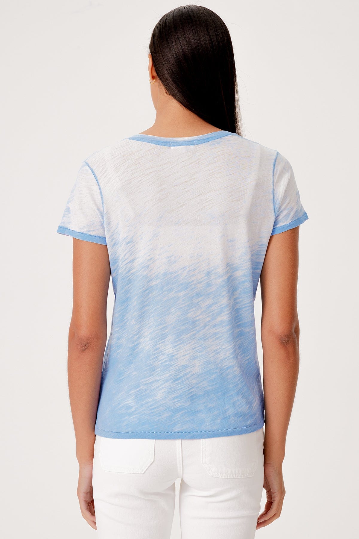 Sunrise V Neck Boy Tee - Goldie LeWinter #color_placid