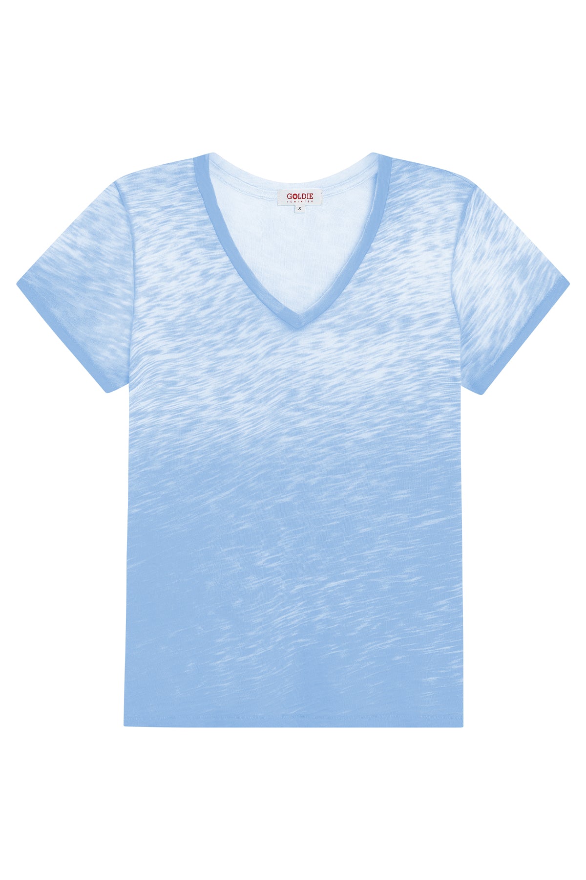Sunrise V Neck Boy Tee - Goldie LeWinter #color_placid