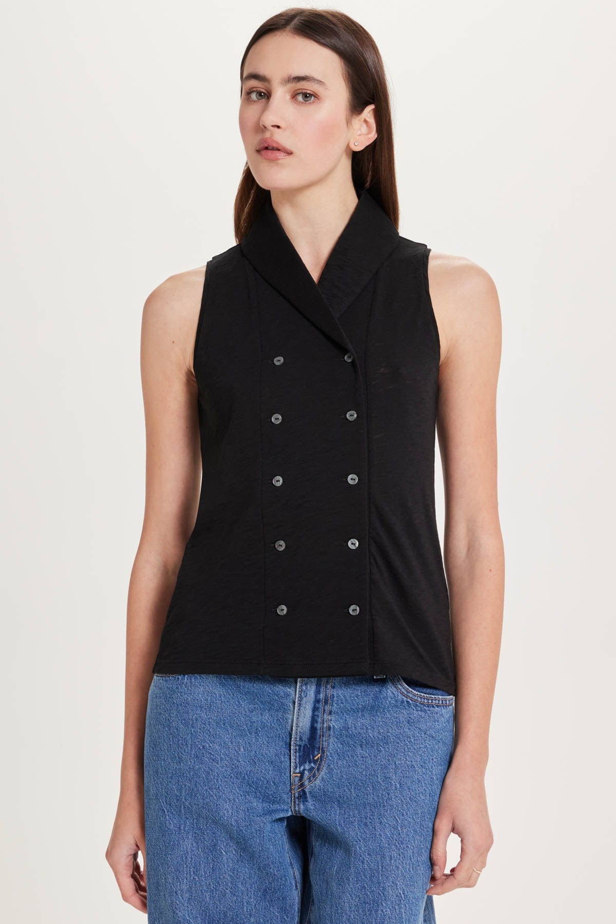 Sylvia Double Breasted Vest - Goldie LeWinter