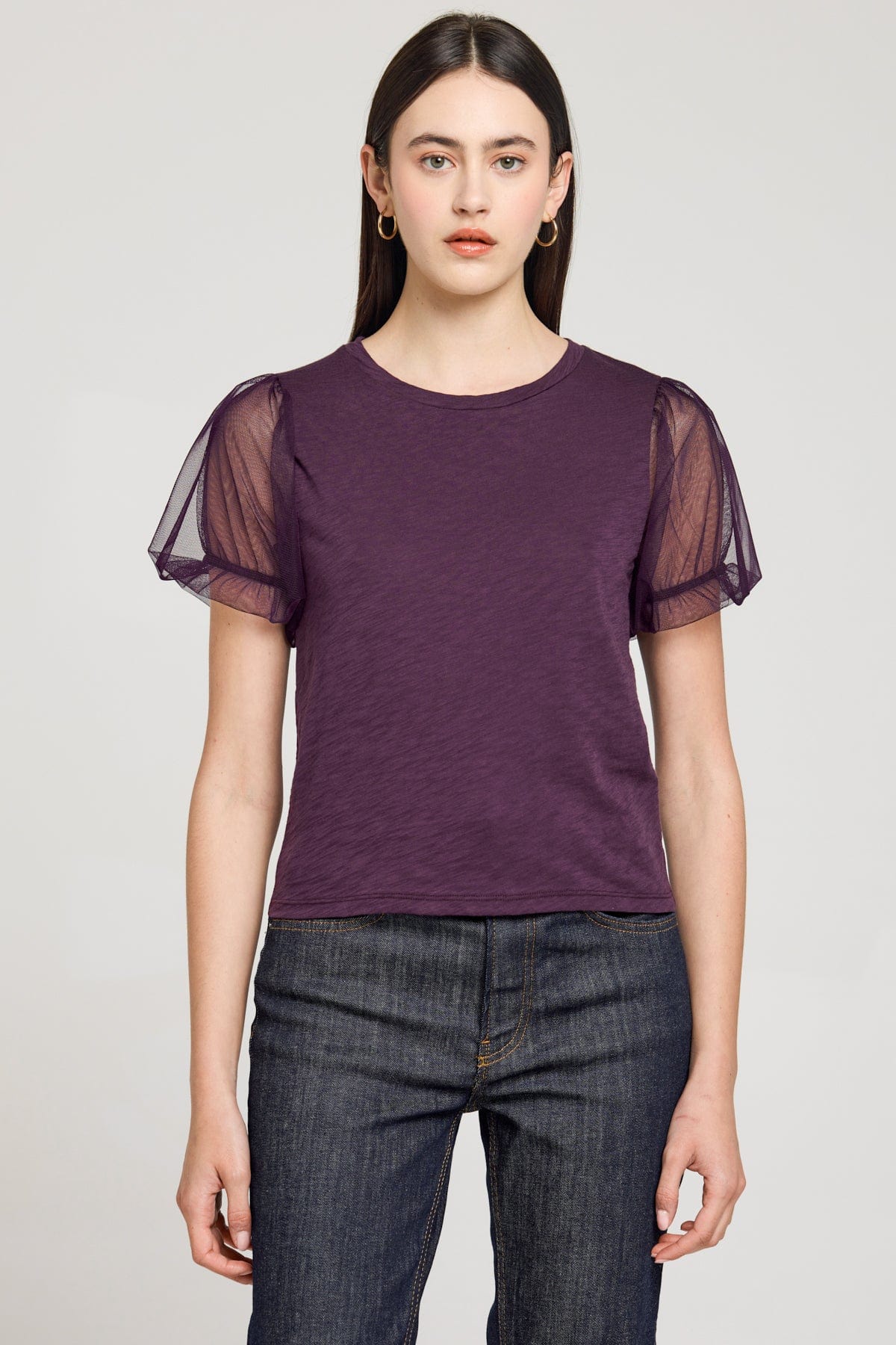 Tulle Princess Sleeve Tee - Goldie LeWinter