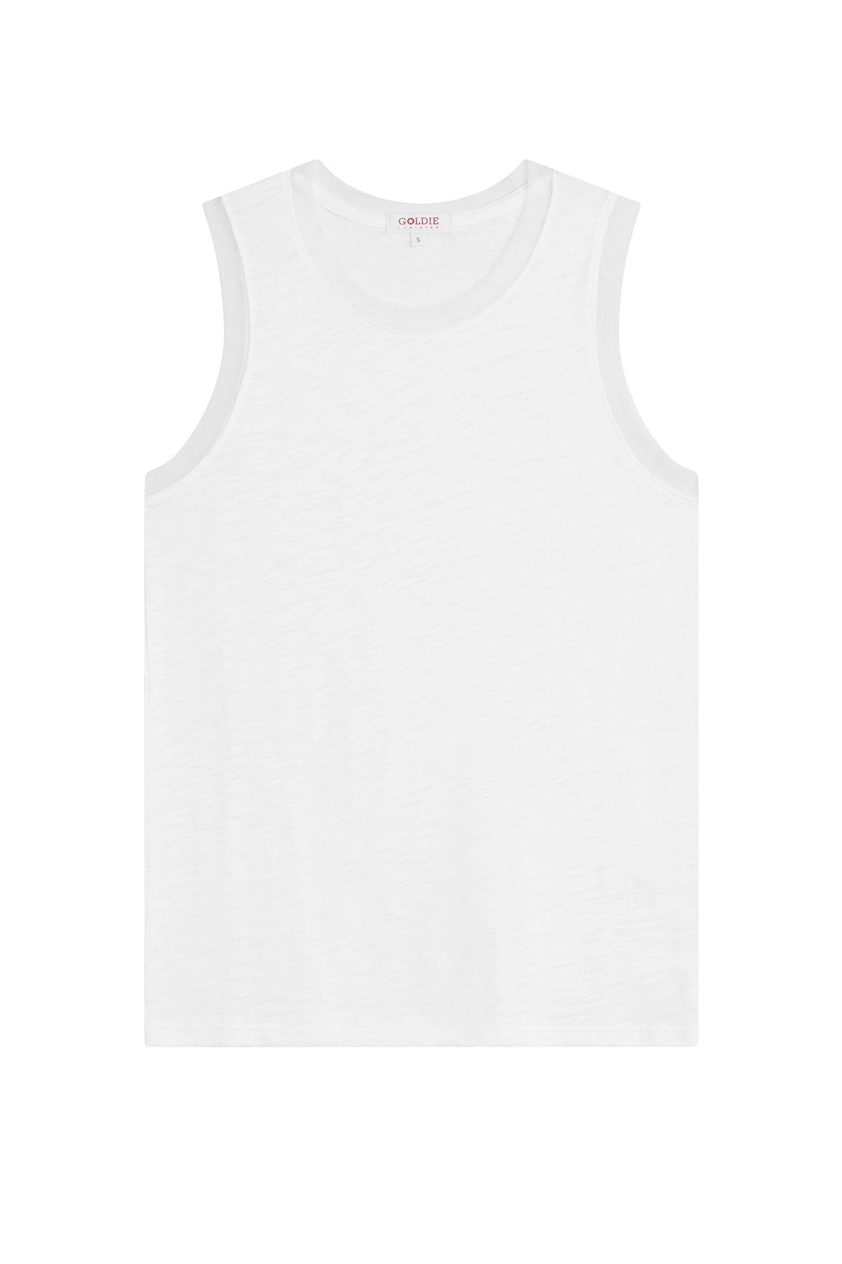 Tulle Trim Tank Top - Goldie LeWinter #color_white