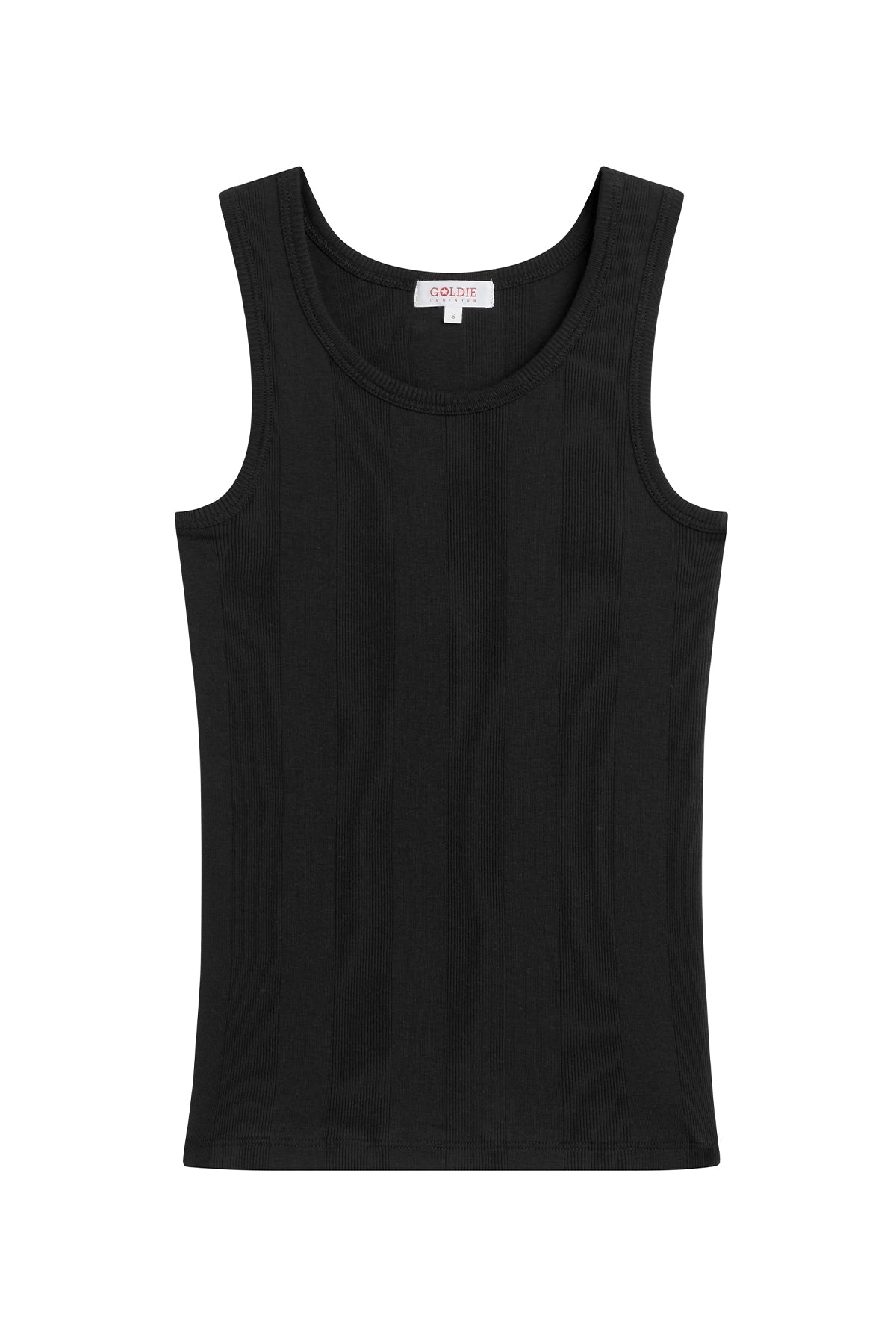 Variegated Rib Tank - Goldie LeWinter #color_black