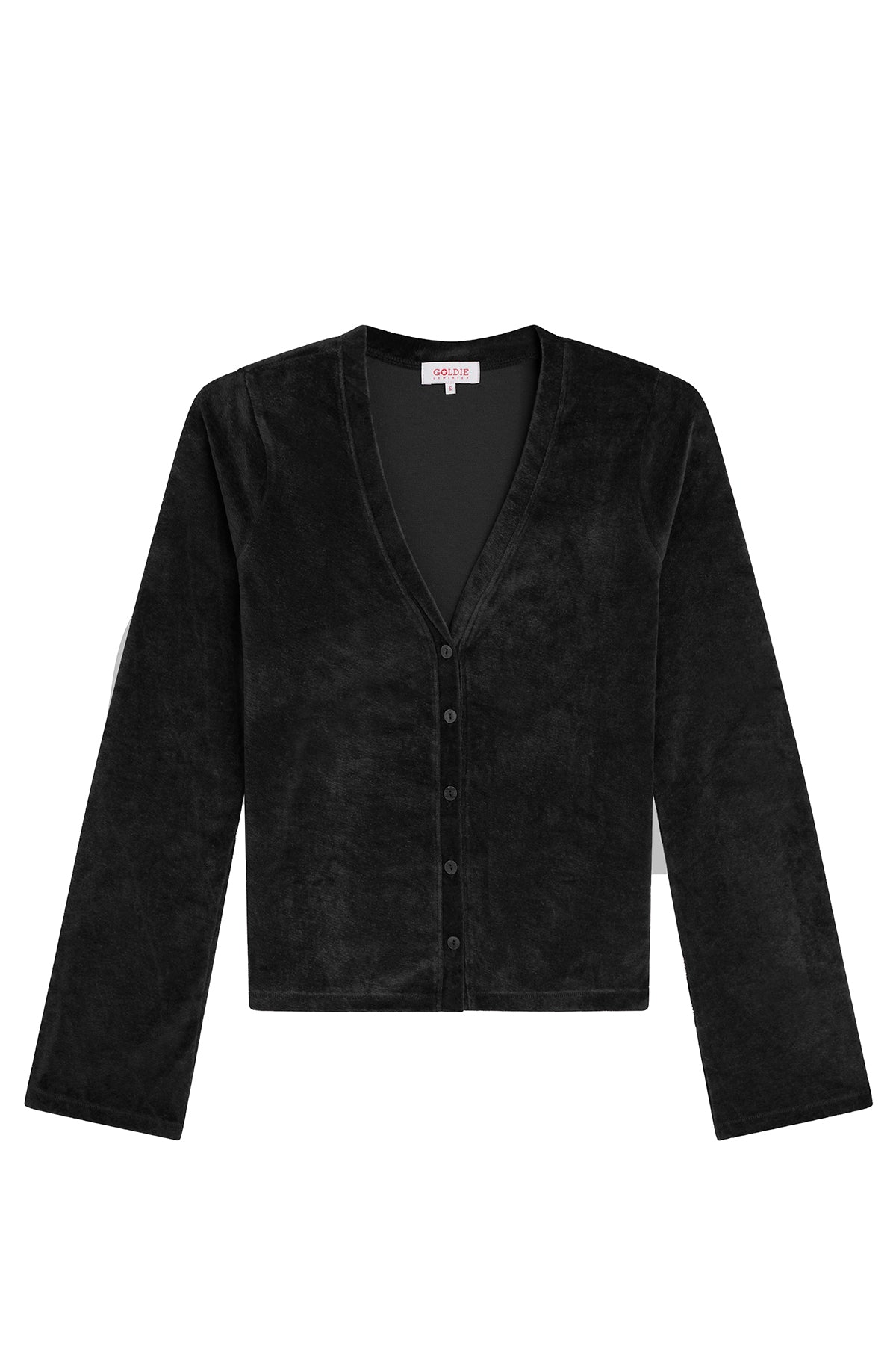 Velour Crush Cardigan - Goldie LeWinter #color_black