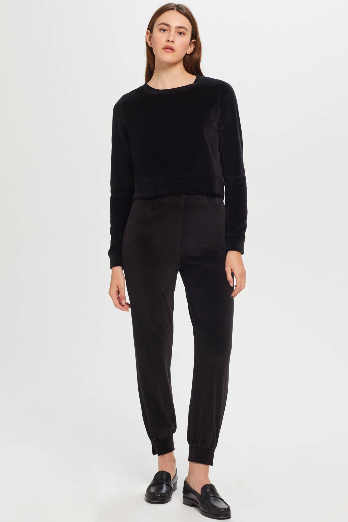Velour Crush Jogger - Goldie LeWinter #color_black