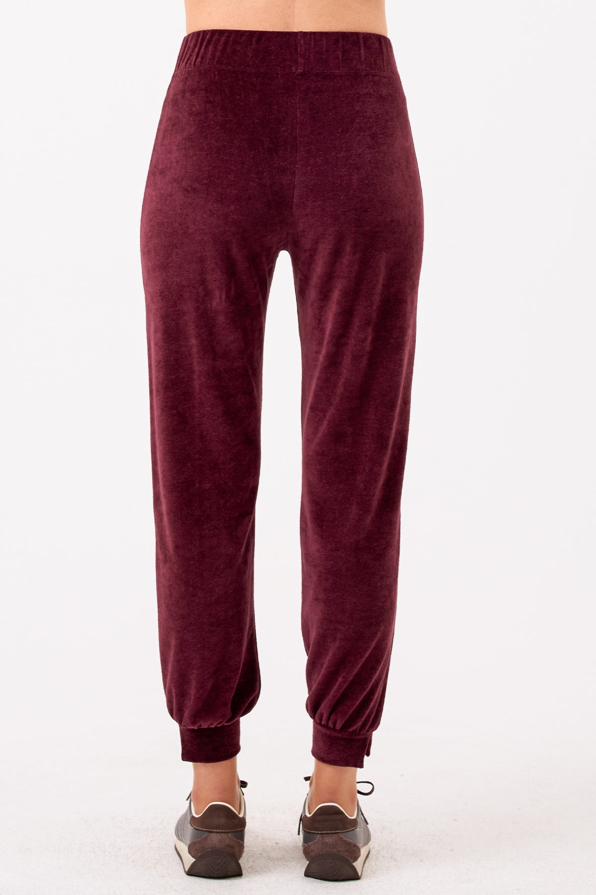Velour Crush Jogger - Goldie LeWinter #color_bordeaux - limited edition