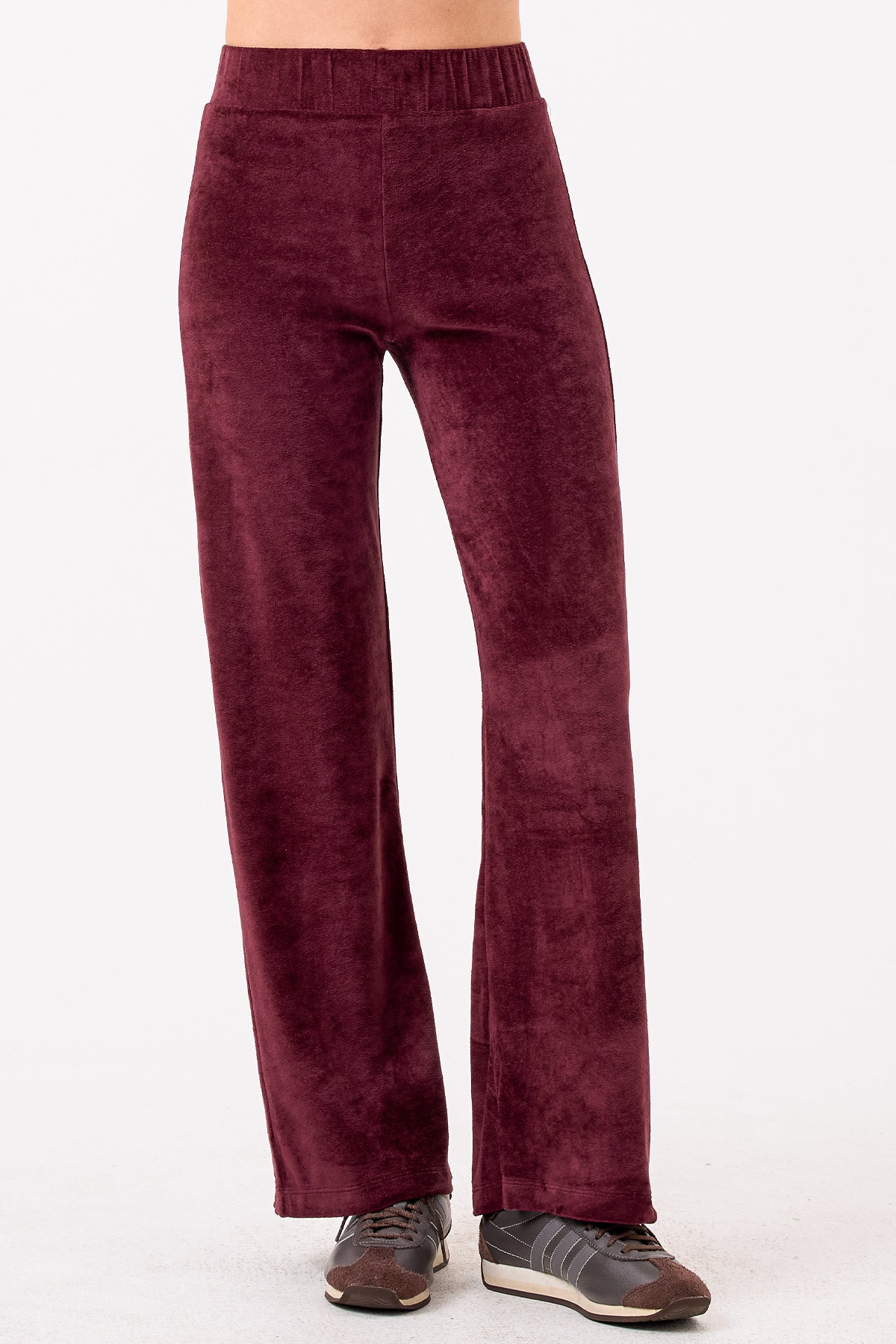 Velour Crush Pant - Goldie LeWinter #color_bordeaux - limited edition