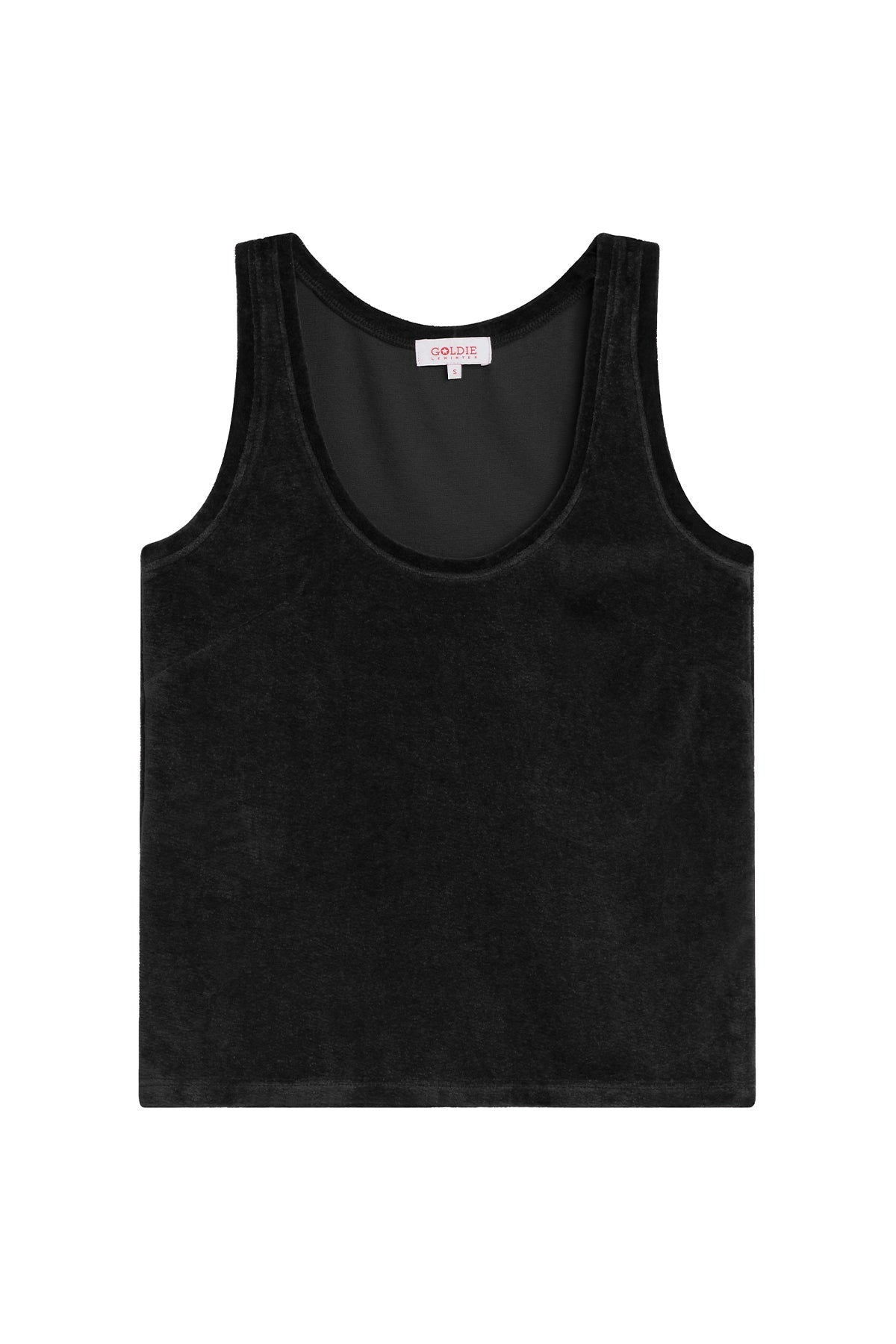 Velour Crush Tank - Goldie LeWinter #color_black