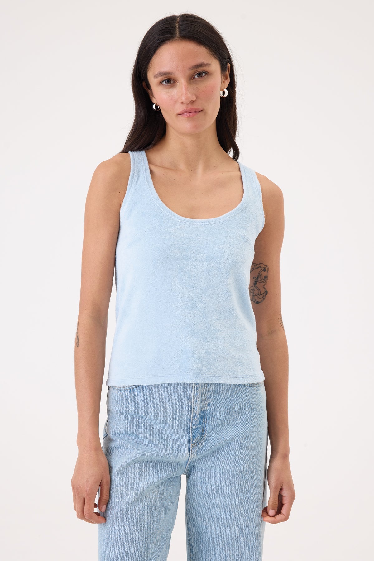 Velour Crush Tank - Goldie LeWinter #color_placid - online exclusive