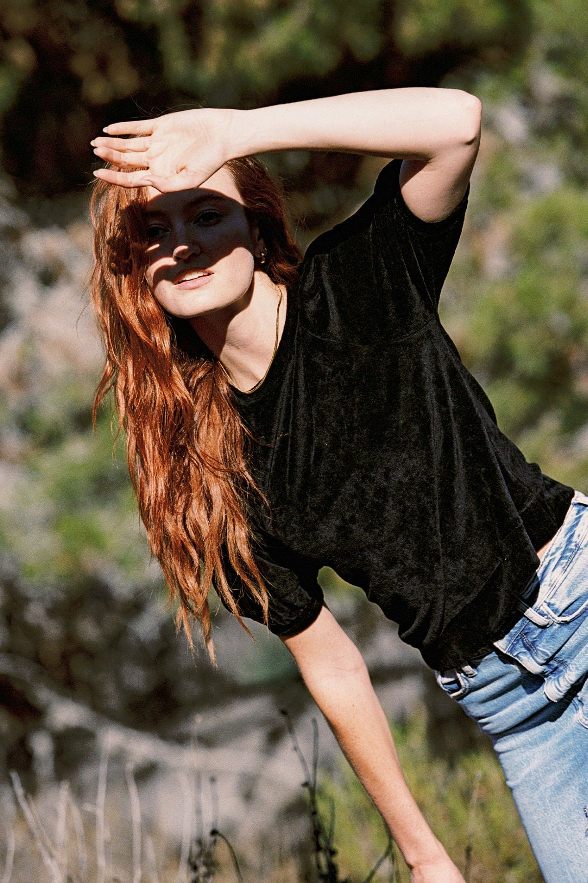 Velour Crush Top - Goldie LeWinter #color_black