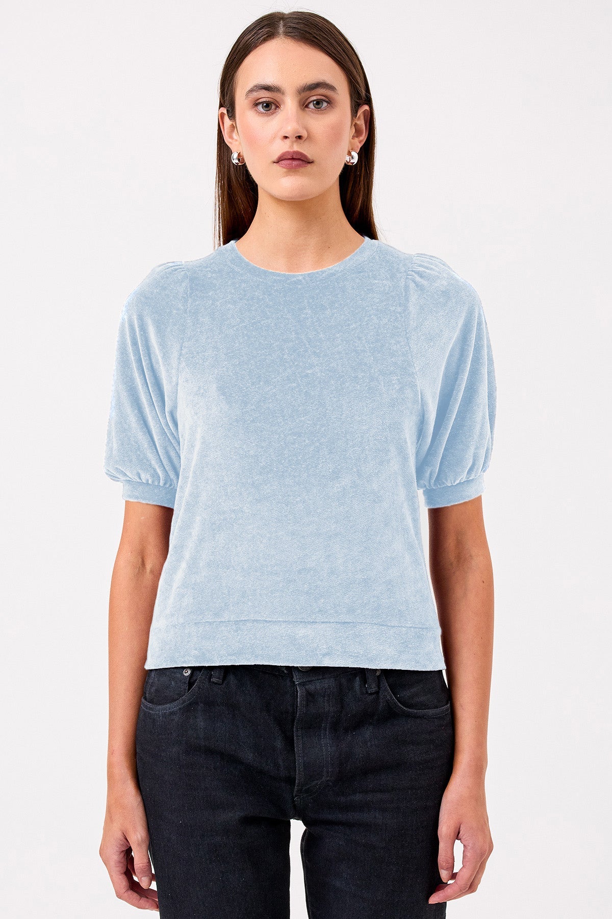 Velour Crush Top - Goldie LeWinter #color_placid - online exclusive