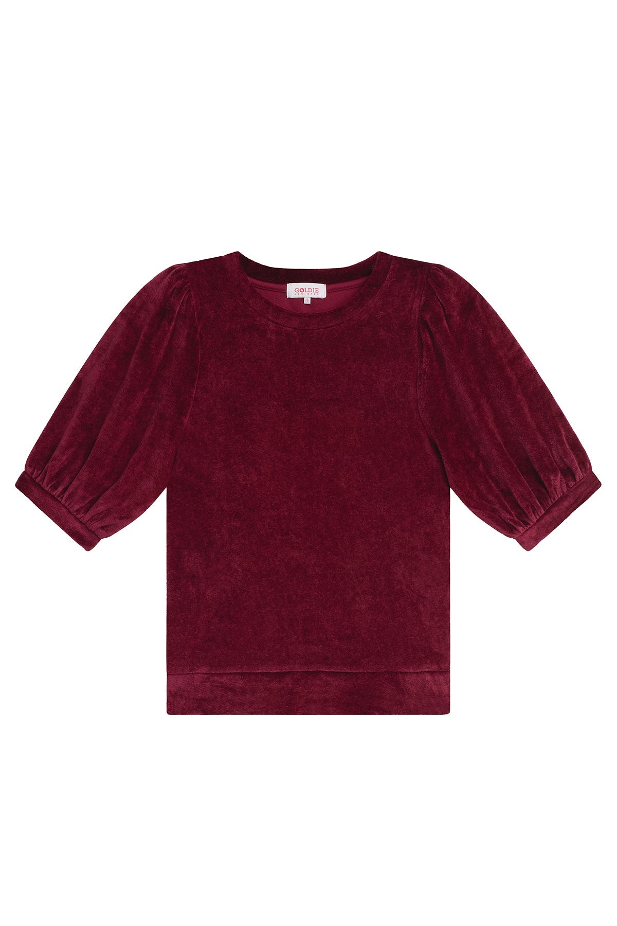 Velour Crush Top - Goldie LeWinter #color_bordeaux - limited edition
