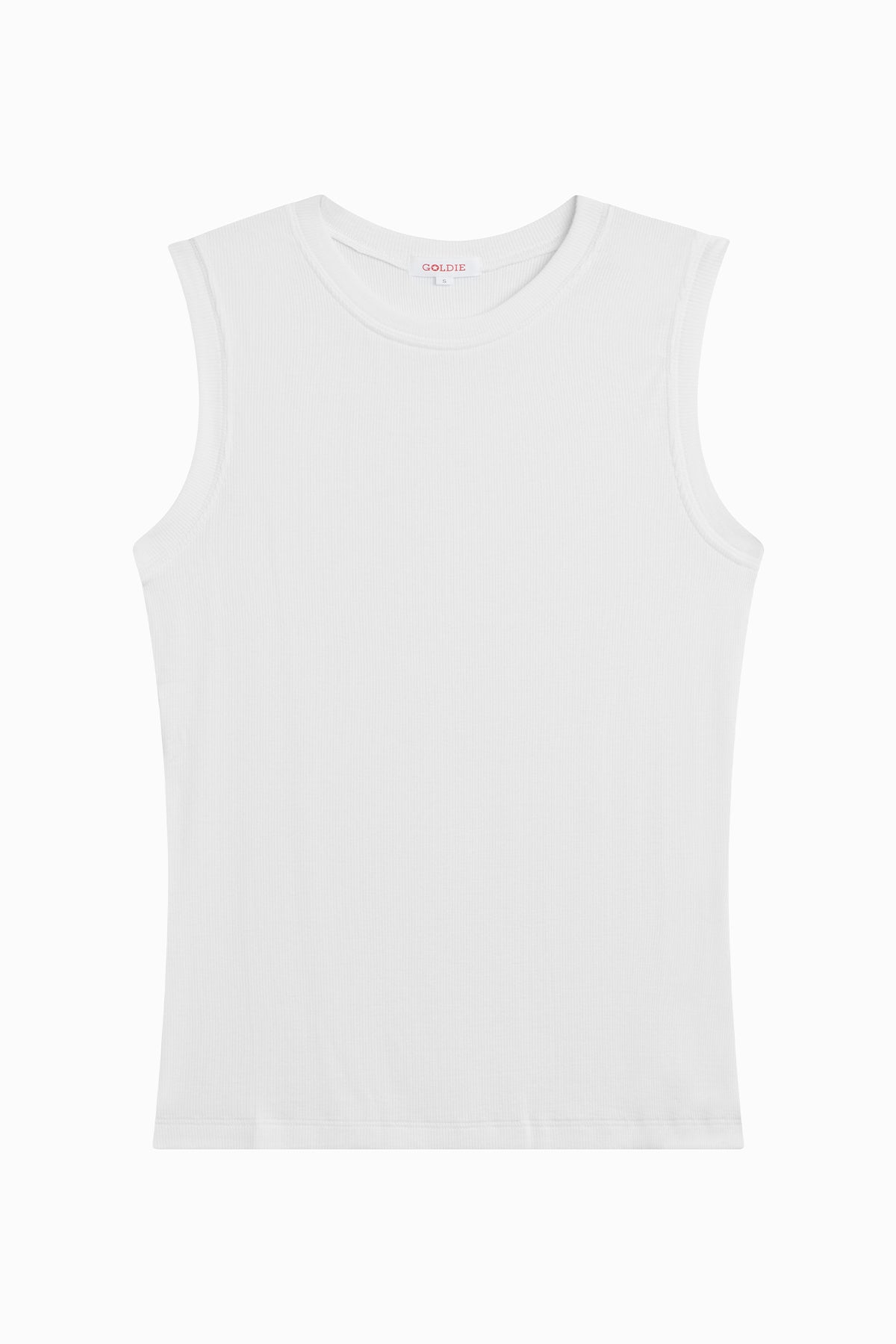 Ribbed Sleeveless Tee