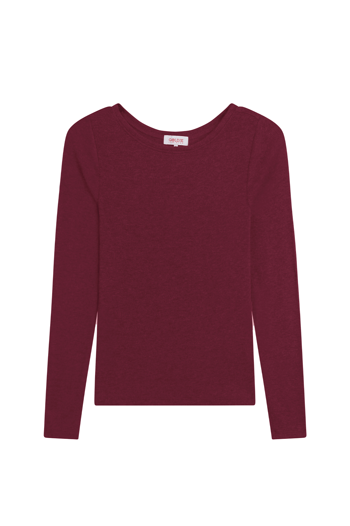 Yvonne Bateau Top - Goldie LeWinter #color_bordeaux - limited edition