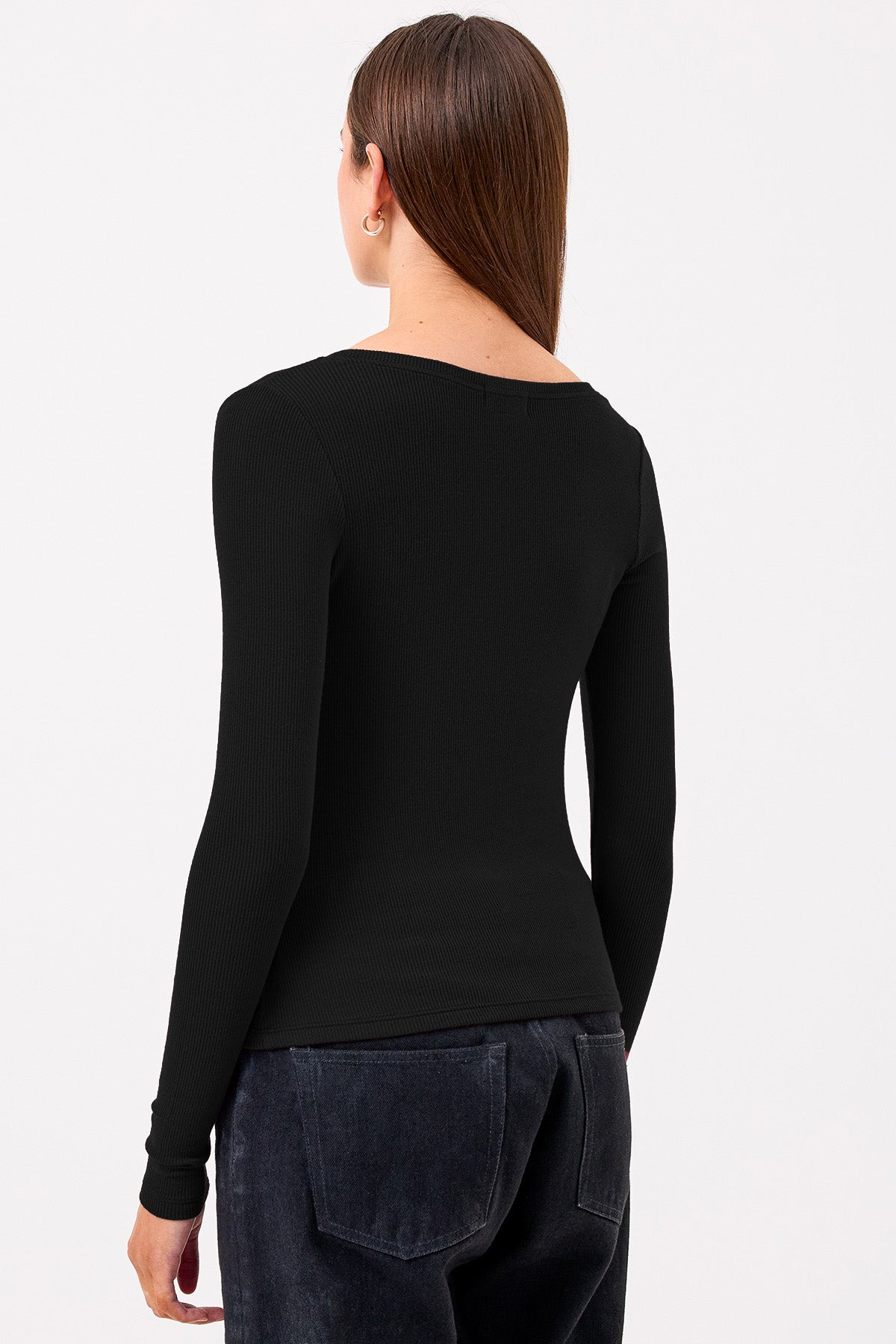 Yvonne Bateau Top - Goldie LeWinter #color_black