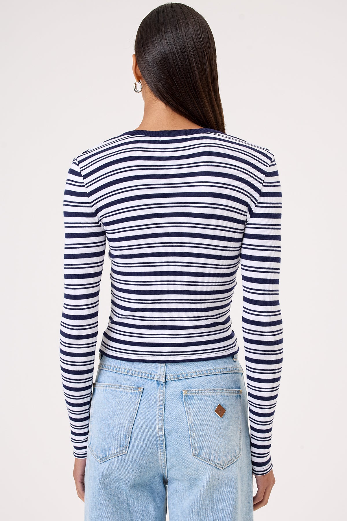 Zoé Breton Stripe Cardigan