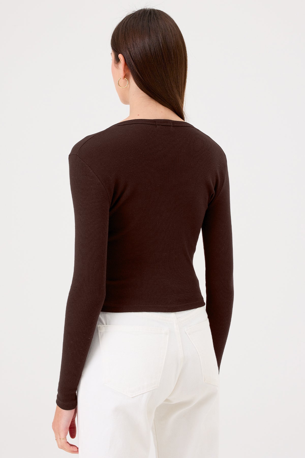 Zoé Mini Cardigan - Goldie LeWinter #color_coffee - limited edition