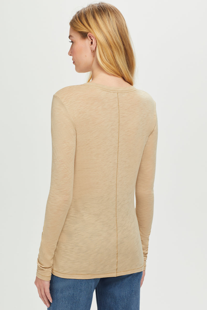 Long Sleeve Signature Stitch Tee - Goldie Lewinter